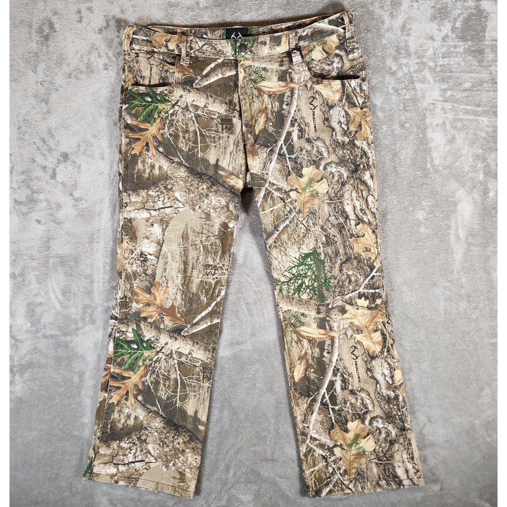 Realtree Jeans Pants Men's 40X29 (Tag 38/30)Camouflage Green Brown 1004-2 WM-NJC